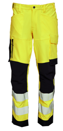 Hi-Vis Yellow Work Trousers